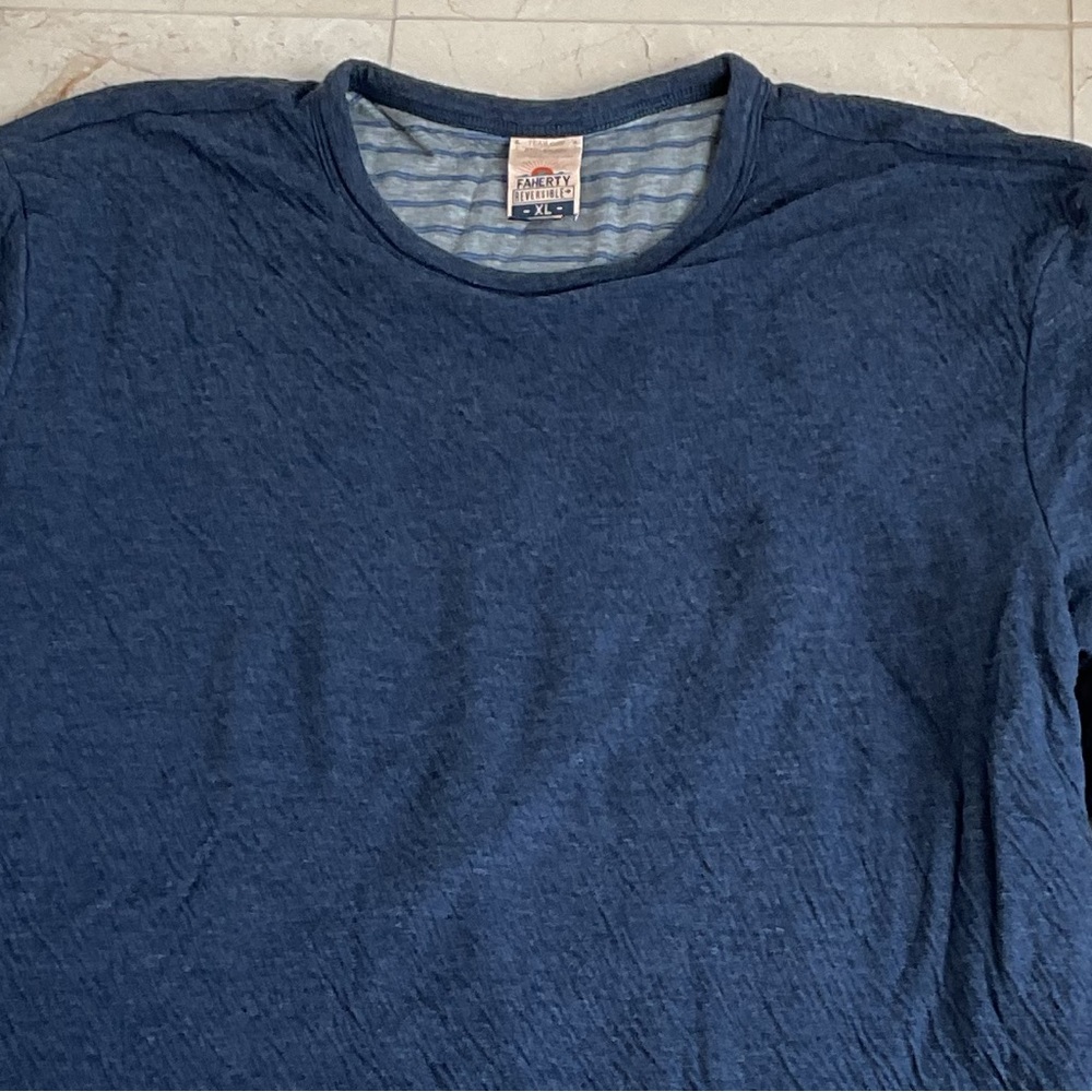 Faherty Men’s Cloud Reversible Crew - image 3